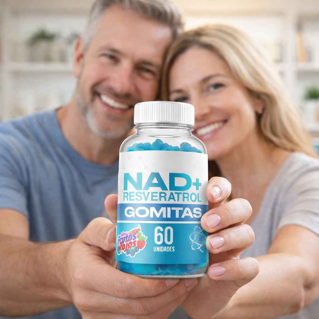 GOMITAS NAD+RESVERATROL 60 Unidades